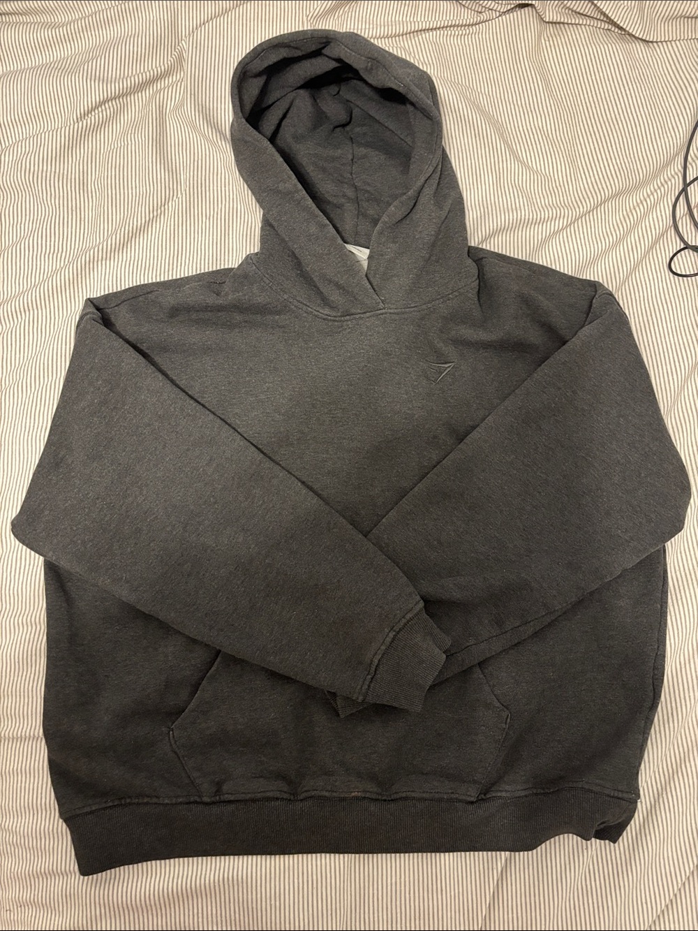 Gymshark Charcoal Gray Pullover Hoodie